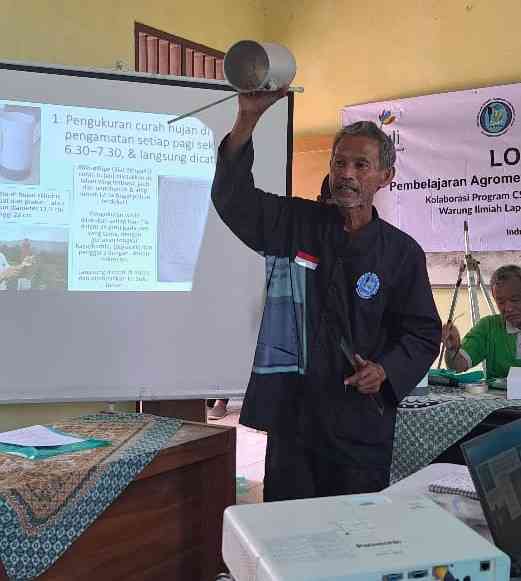 Penyampaian materi oleh Pak Amin (Dokpri)