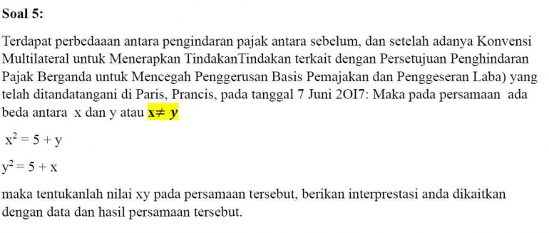 Dokpri soal 5