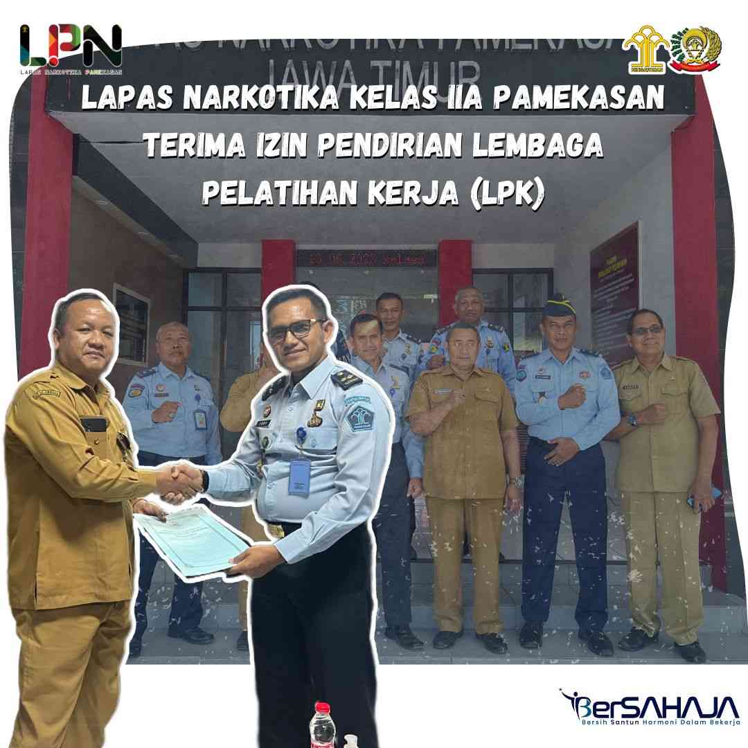 Lapas Narkotika Kelas IIA Pamekasan Resmi Memiliki Izin Pendirian ...