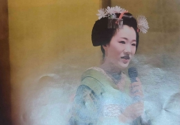 Salah satu geisha di Gion, Kyoto (dok majalah travel, februari 2016)