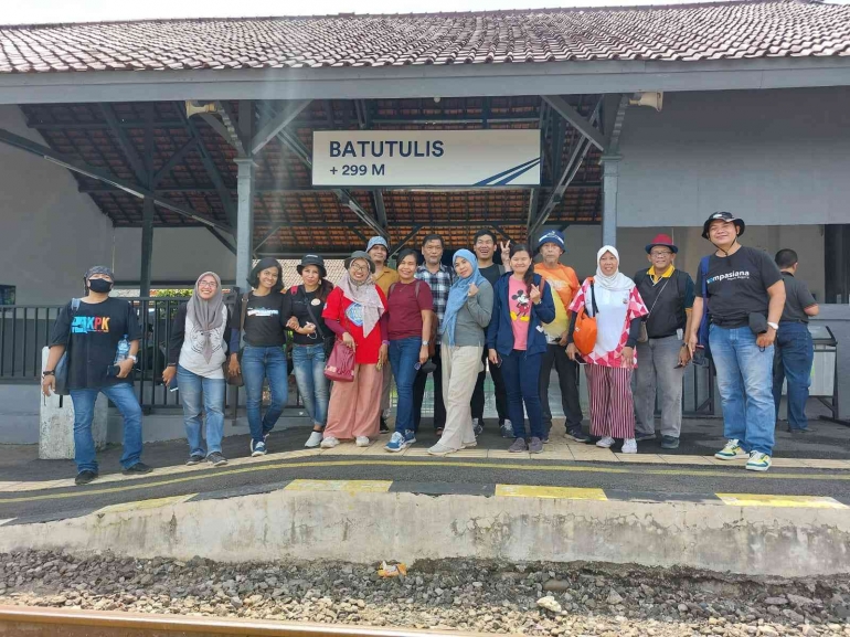 di stasiun Batutulis,dok: Indah