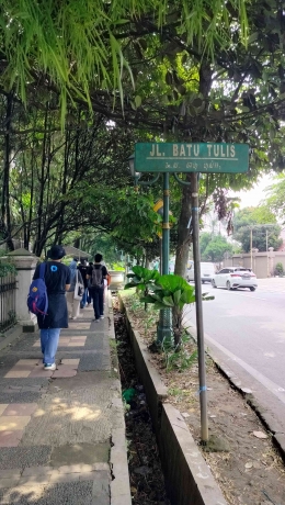 Jalan Batu Tulis (dok: pribadi)