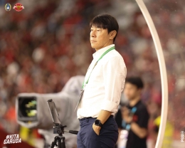 Pelatih timnas Indonesia, Shin Tae-Yong. Sumber: PSSI