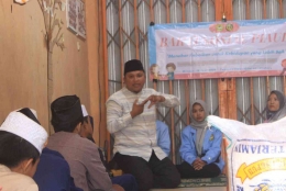 Foto: Sambutan dari ketua Yayasan Insan Cita Al -- Firdaus Bapak Iqbal Firdaus, S.Sos (Dok. pribadi)