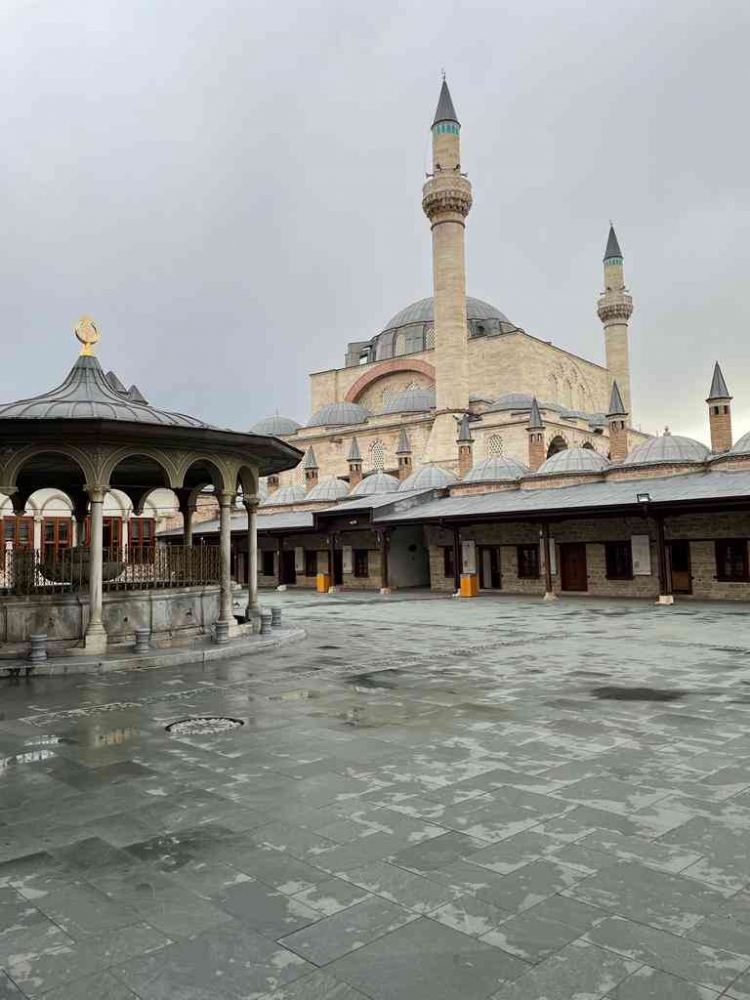 Tempat wudhu masjid Mevlana (Dokpri)