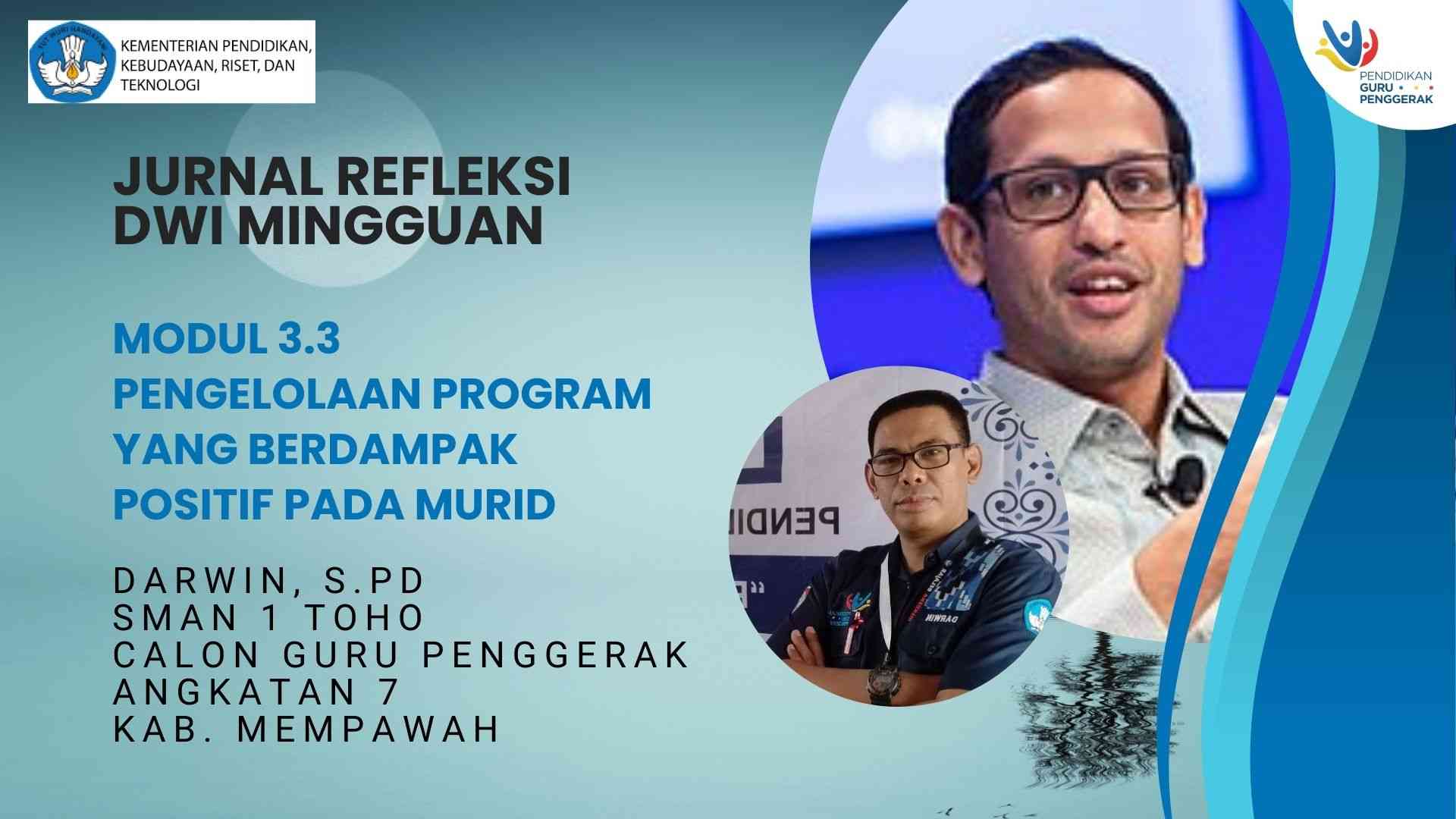 Jurnal Refleksi Dwi Mingguan Modul 3.3 Pengelolaan Program Yang ...