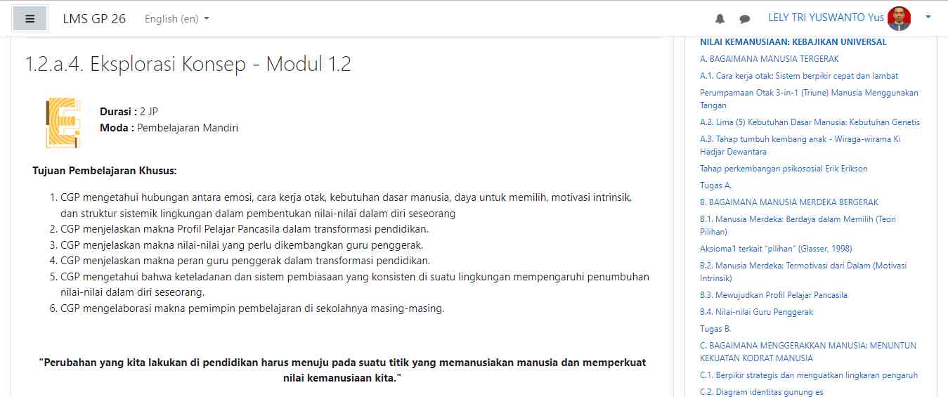 Junal Refleksi Dwi Mingguan Modul 1.2 Nilai-Nilai Dan Peran Guru ...