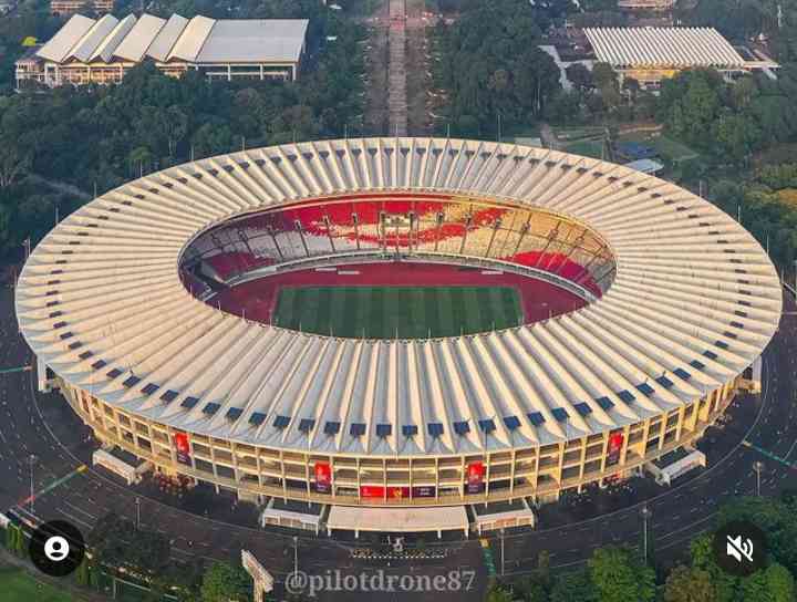 Stadion Gelora Bung Karno (Foto : pilotdrone87/Instagram)