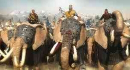 Ilustrasi pasukan gajah/sumber: okezone
