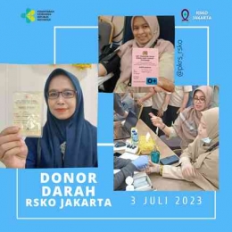 Peserta Donor darah RSKO Jakarta I Sumber Foto: RSKO Jakarta