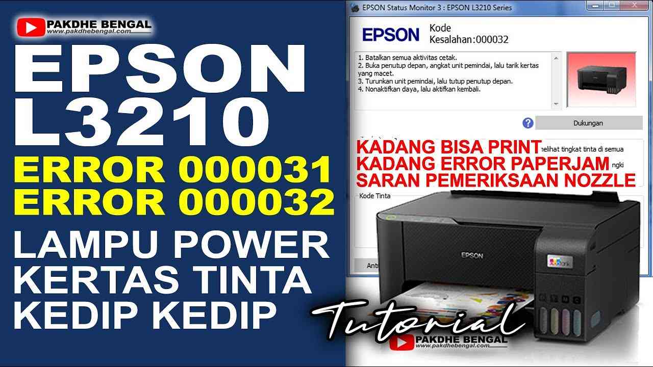 5 Penyebab Error Atau Kerusakan Printer Epson L3210 Yang Sering Terjadi ...