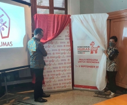 Peluncuran logo Konvensi Humas Indonesia. Dok. Perhumas