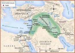 Peta wilayah Mesopotamia, sourch: www.pinterest.com