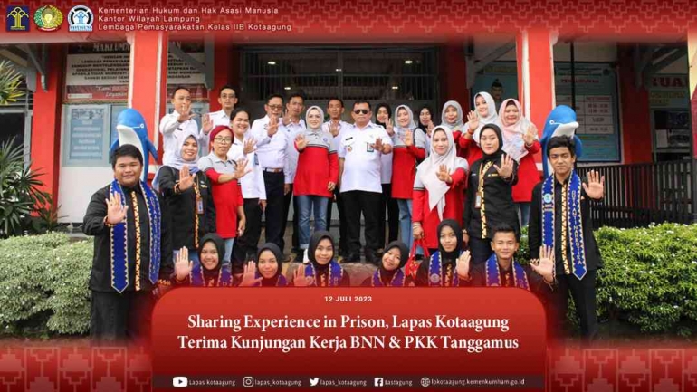 Sharing Experience in Prison, Lapas Kotaagung Terima Kunjungan Kerja BNNK & PKK Tanggamus (Humas Lastagung)