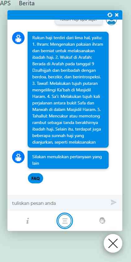 Chatbot hukum untuk layanan konsultasi klien