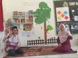 Gambar 14.  Foto bersama Kepala Sekolah