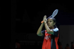 Tunggal putri muda Indonesia, Mutiara Ayu juara AJC 2023 - dok. PBSI