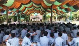 Memperingati Tahun baru 1 Muharram di SMAN 5 Banda Aceh sumber gambar (dokumentasi Pribadi Rini Wulandari)