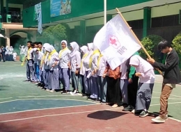Penutupan Drama Musikal/foto:PMR SMA Al-Ghazaly Bogor 