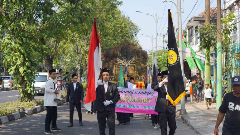 Barisan Peserta Kirab. Sumber: Dokpri