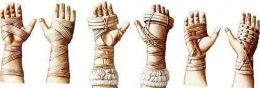 Sarung tinju Caestus. https://www.onlymartialarts.site/history-of-caestus-ancient-boxing-glove/
