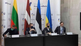 Menlu Negara-negara Baltik Berkumpul di Kyiv 2021 - www.mfa.gov.lv