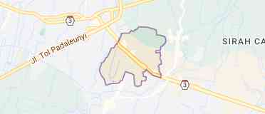Peta Desa Cipacing. Foto: Google Maps