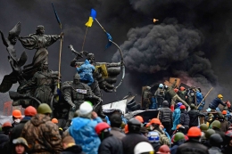 Kerusuhan Revolusi Euromaidan 2014 - www.nbcnews.com
