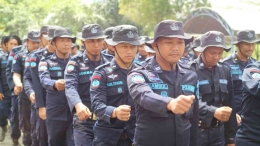 Tutup FMD Hari Ke-4 Lapas Narkotika Samarinda Bangun Solidaritas Petugas Pengamanan Dengan Melaksanakan Lintas Medan. Dok oleh Humas LPN