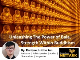 Unleashing the Power of Bala, Strength Within Buddhism (gambar: tricycle.org, diolah pribadi)