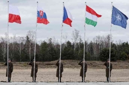 Bendera Negara Kelompok Visegrad dan NATO - warsawinstitute.org