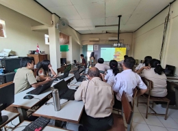 Dokumentasi Sosialisasi Platform Merdeka Mengajar KM 5 SD Advent Surakarta