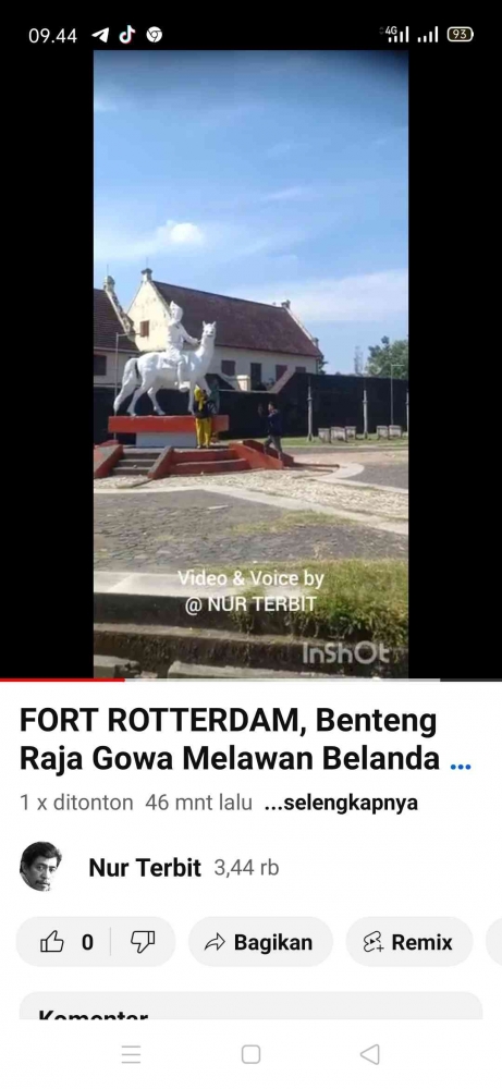 Timeline channel YouTube Nur Terbit - sumber gambar: dok Nur Terbit