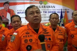 Kepala Basarnas RI Marsdya TNI Henri Alfiandi.(KOMPAS.COM/IDON)