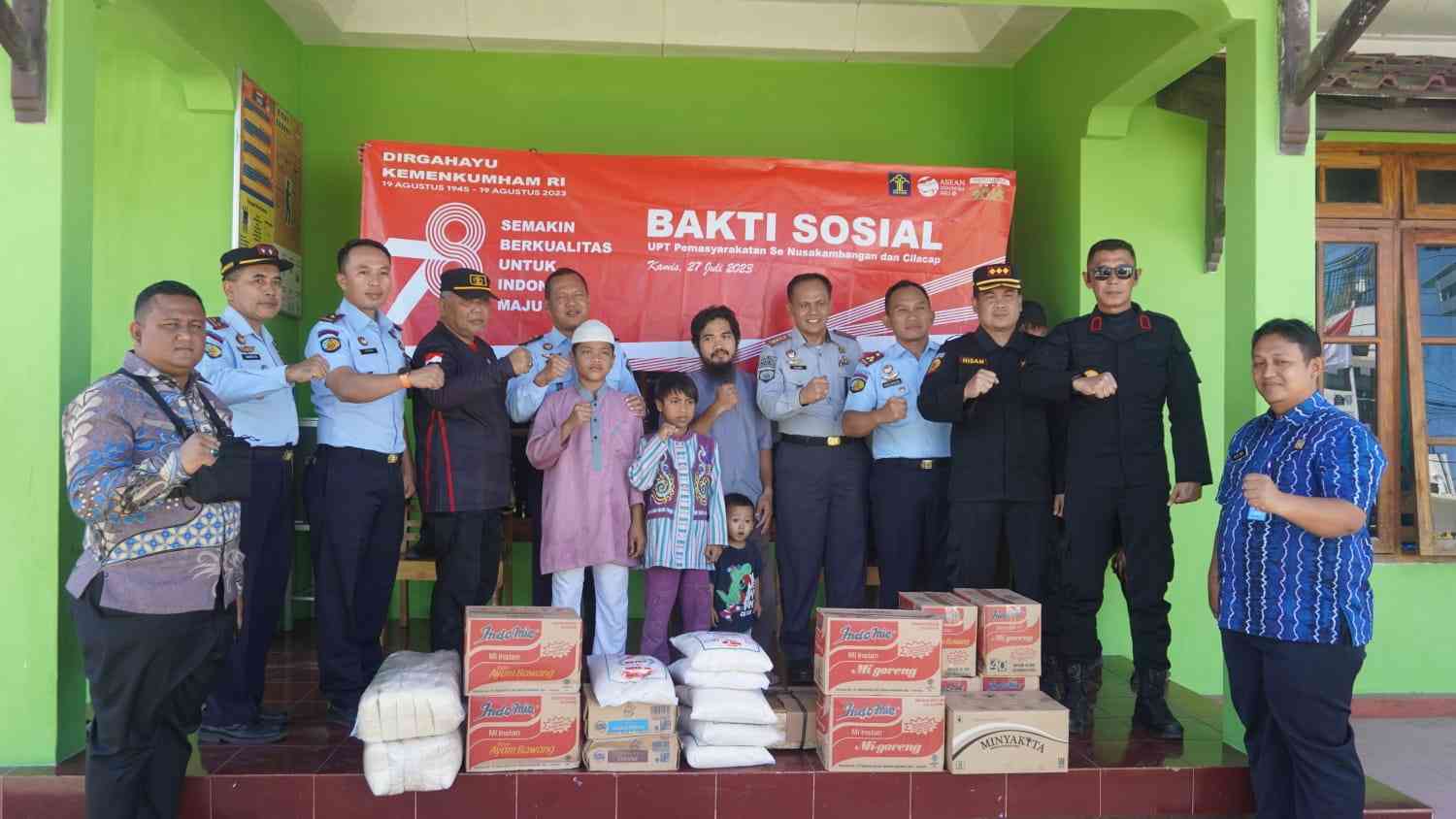 Semarak HDKD Ke-78, Lapas Batu Gelar Bakti Sosial Pengentasan Stunting ...