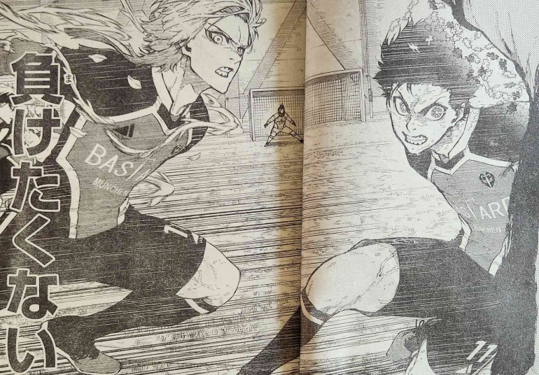 Blue Lock Scan 227 "Blue Lock" Chapter 227: Duel Panas Isagi dan Barou Kembali Terjadi