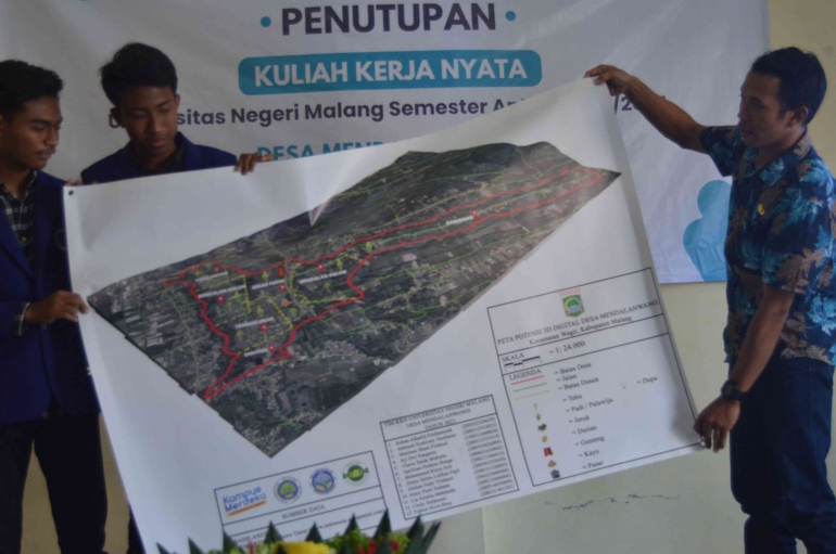 Peta Potensi Desa Mendalanwangi (Sumber: doc. KKN UM 2023 Desa Mendalanwangi)