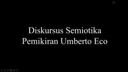 dokpri/Semotika Umberto Eco 10