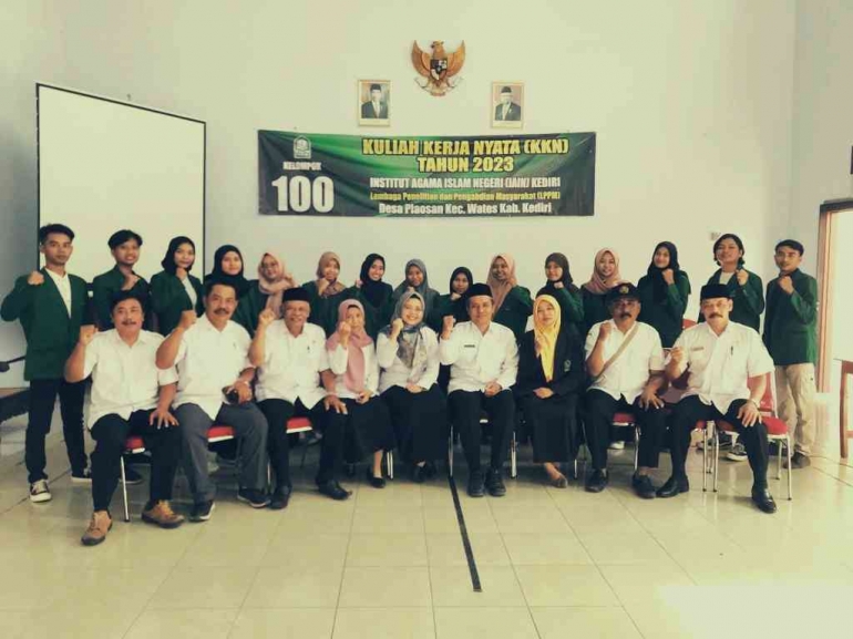 Pembukaan Kuliah Kerja Nyata (KKN) kelompok 100, (Sumber:Foto Pribadi)