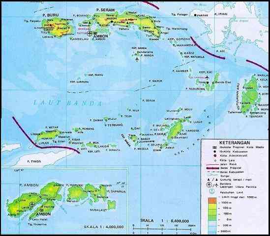 Peta Provinsi Maluku (Sumber : irwantoshut.com)