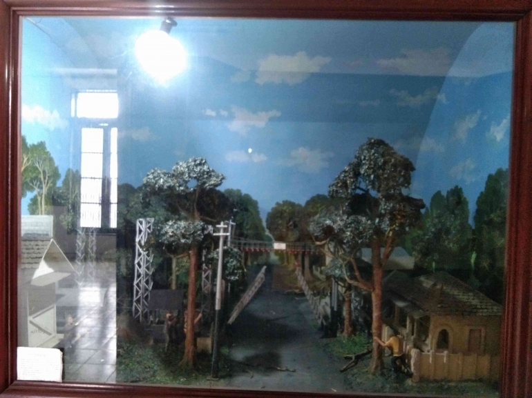 Diorama pertempuran Letnan Muslihat, dokpri