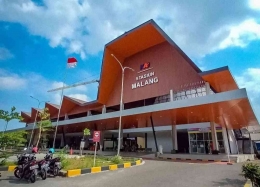 Stasiun Malang bagian timur (lokasi stasiun perdana 1878) yang baru beroperasi pada 20 Mei 2021 untuk rute jarak jauh| Foto: malangkipa