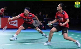 Rinov Rivaldi dan Phita Haningtyas Mentari (Foto : PBSI / Instagram / badminton.ina)