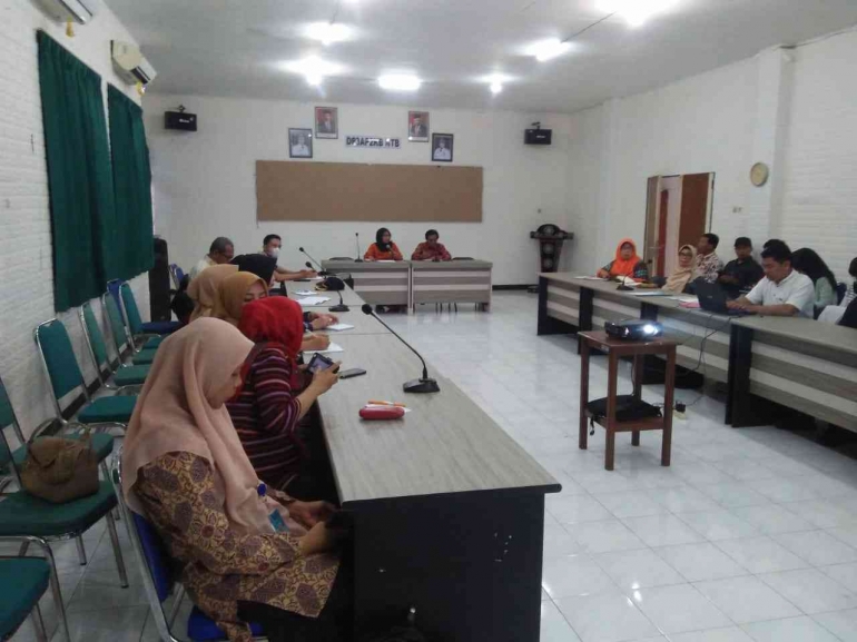Rapat persiapan puncak Hari Anak Nasional prov NTB di Mataram. (Foto: Hernawardi)