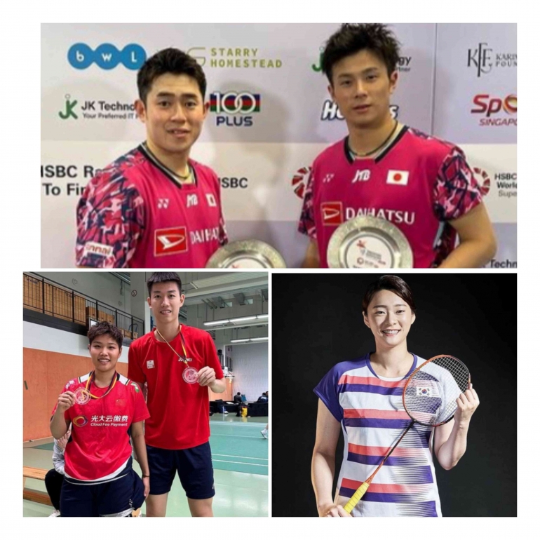 Takuro Hoki/Yugo Kobayashi, Feng Yanzhe/Huang Dong Ping dan Kim Ga Eun (Foto : Instagram / huangdongping0430 / k_gaeun_s2 / hokitanomi)