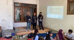 Mahasiswa KKN 55 bersama Kader Posyandu Di Dusun Krajan (Dokpri)