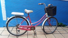Sepeda alat transportasi satu satu nya yang sudah usang dan tidak terpakai karena rusak. Ngambil kredit sepeda ? Emoh! |Foto : Dokpri