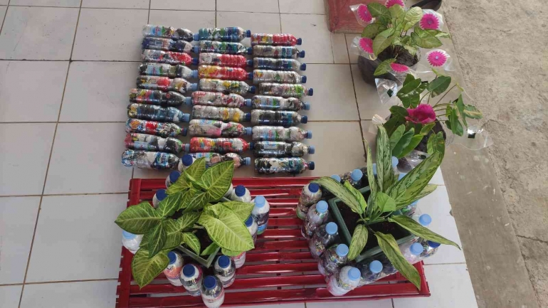 Hasil Ecobrick (dokumentasi pribadi)