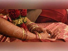 Pengantin wanita di sebuah acara pernikahan. | Sumber: ANI