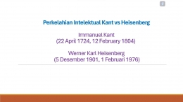 dokpri/Perkelahian Intelektual Kant dan Heisenberg (1)